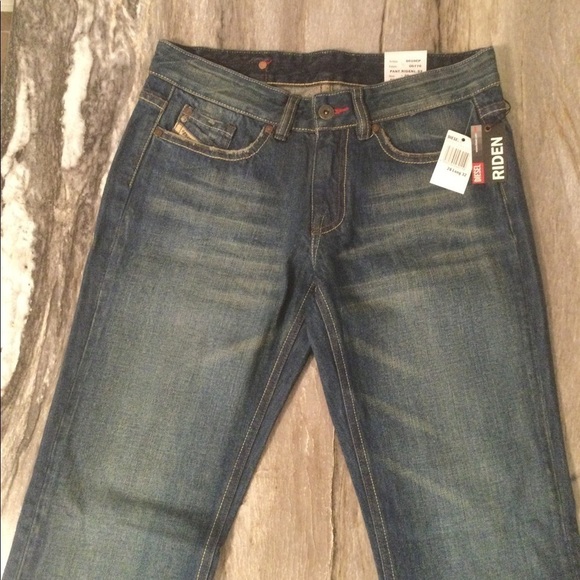 DIESEL Riden Jeans 28/32 Blue Denim Mid-Rise 0010CP - Picture 5 of 16